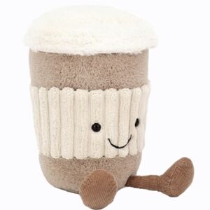 Jellycat Amuseable Coffee-To-Go Soft & Plush 6x2" NWT